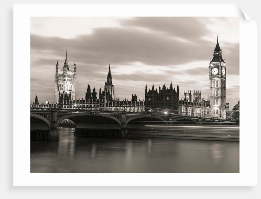 Westminster bridge at dusk by Assaf Frank